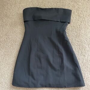 Peppermayo Blue Strapless Sheath Dress Cocktail